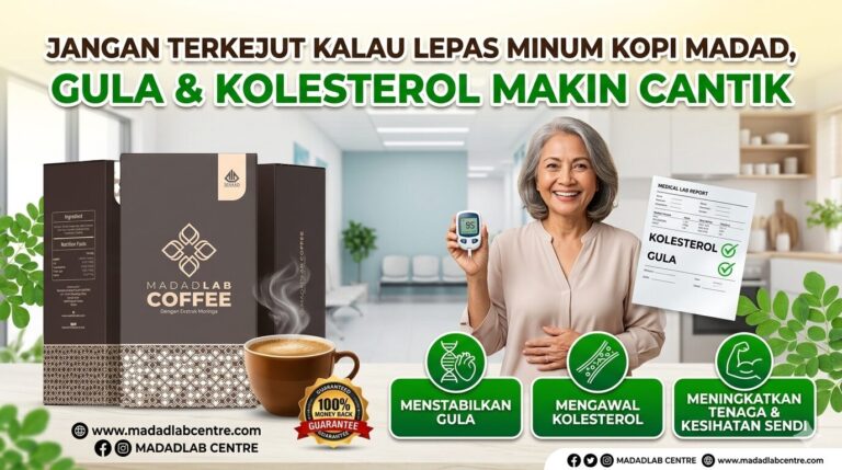 Jangan Terkejut Kalau Lepas Minum Kopi Madad, Gula & Kolesterol Makin Cantik