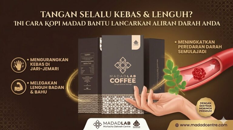 Tangan Selalu Kebas & Lenguh? Ini Cara Kopi Madad Bantu Lancarkan Aliran Darah Anda